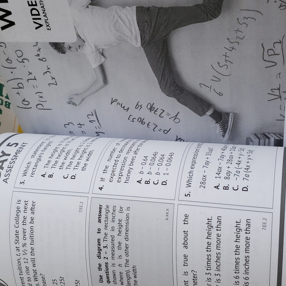 Argo Brothers Math Workbook, Grade 7: Common Core Math - Picture 3 of 3